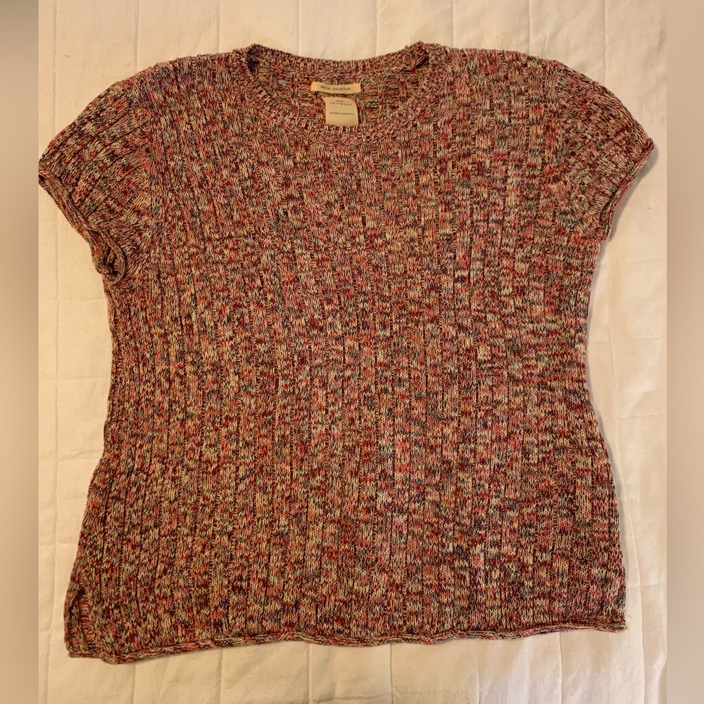 Zara Short Sleeve Knit Sweater
